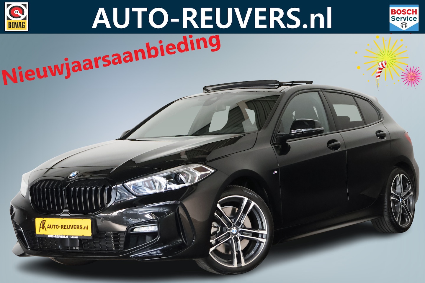 BMW 1-serie - 120i M-Sport / Opendak / Kuipstoel / LED / Cam / CarPlay - AutoWereld.nl