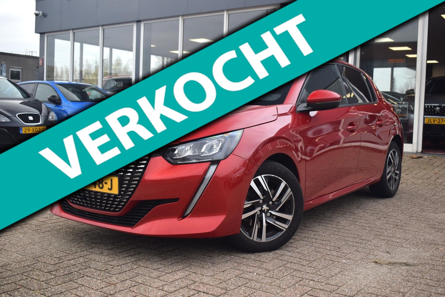Peugeot 208 - 1.2 PureTech Allure Pack | NAVI| HALF LEDER | CLIMATE CONTROL | CRUISE CONTROL | Achteruit - AutoWereld.nl