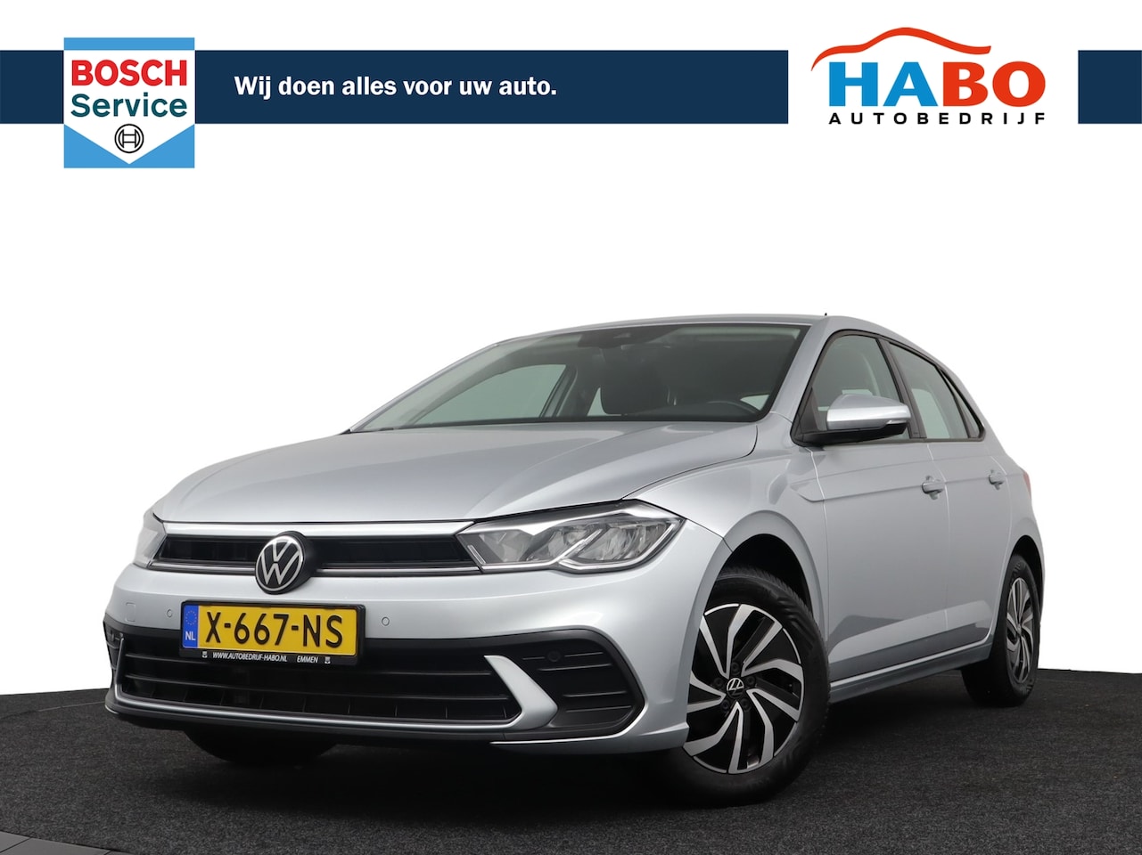 Volkswagen Polo - 1.0 TSI LIFE 5DRS AC/ADAPTIVE.CRUISE/APPLE.CARPLAY/REGEN.SENS/PARK.SENS/LMV/23.000KM!! - AutoWereld.nl