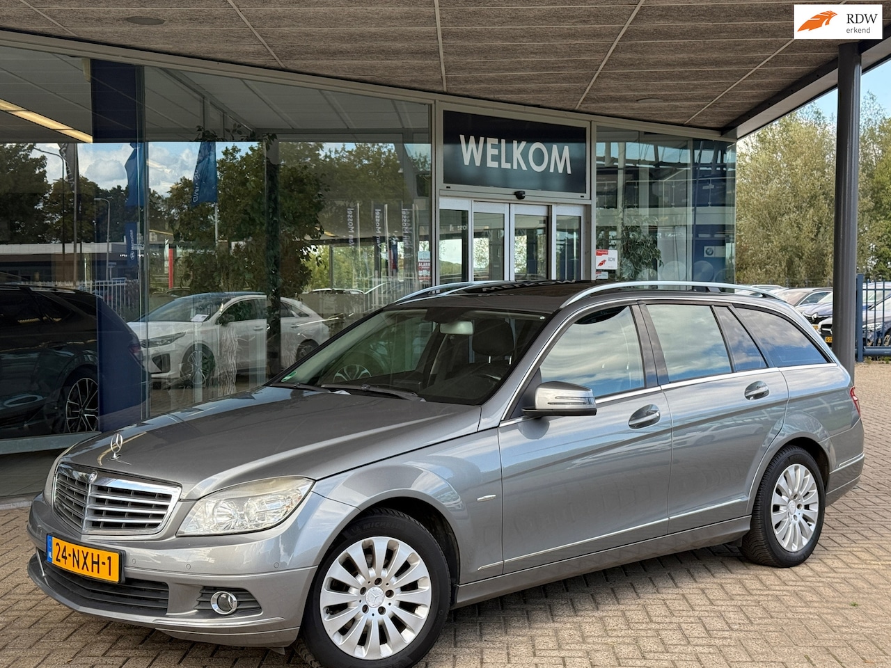 Mercedes-Benz C-klasse Estate - C200 184PK Kompressor Pano|Harman|Leder|Clima - AutoWereld.nl