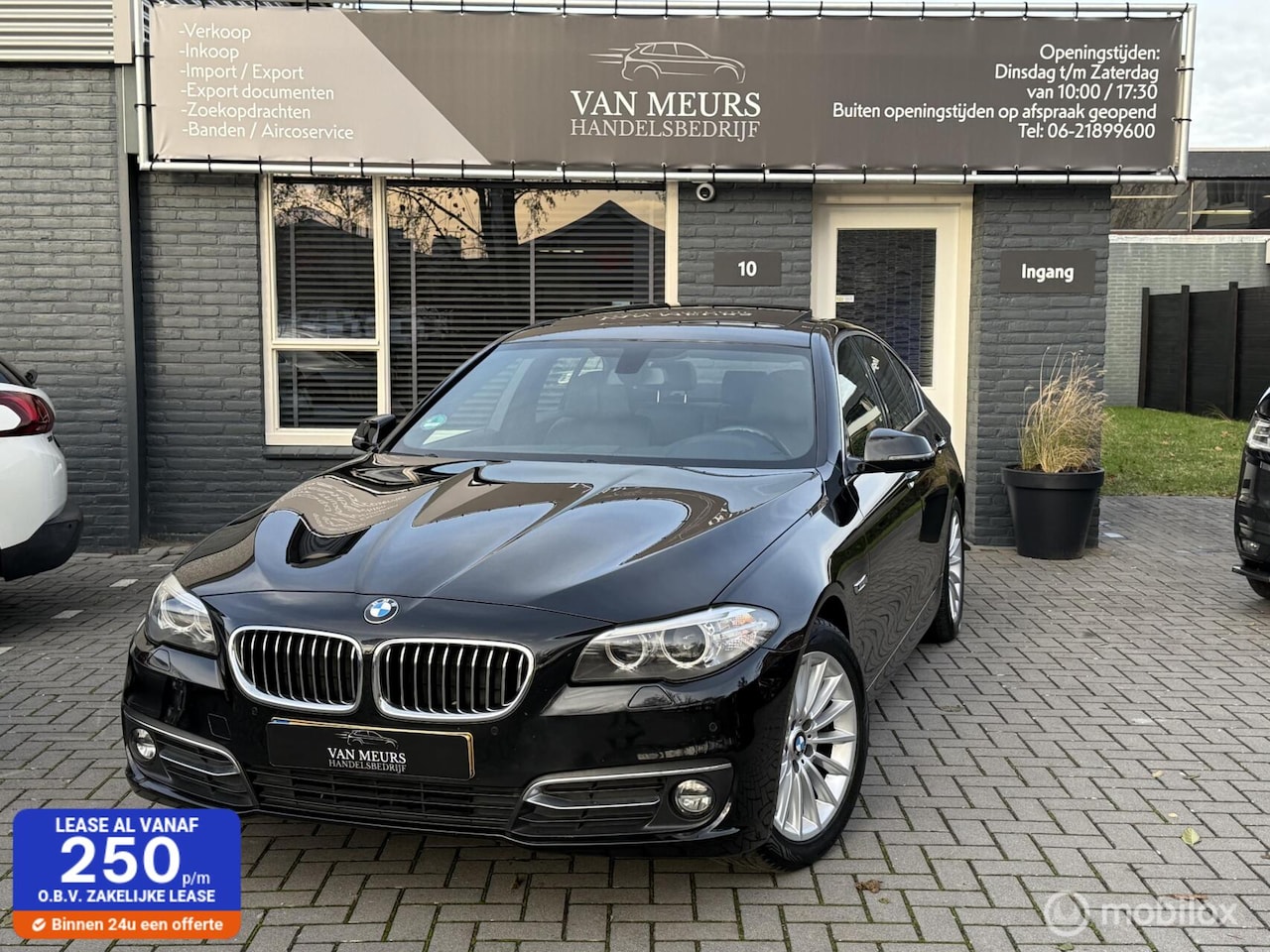 BMW 5-serie - 520i High Executive 520i High Executive, Last Minute Edition, schuifdak, trtekhaak, leder, apk 07-2026 - AutoWereld.nl