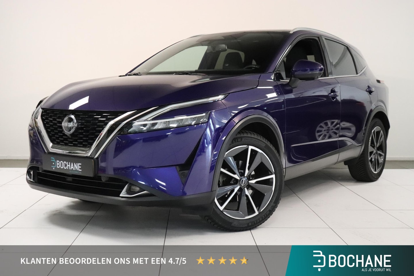 Nissan Qashqai - 1.3 MHEV Xtronic Business Executive | 360 Camera | Leder bekleding | Matrix LED | Panorama - AutoWereld.nl