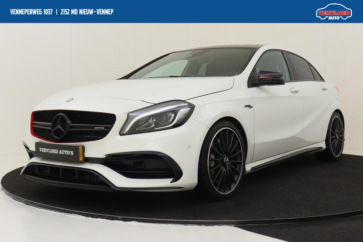 Mercedes-Benz A-klasse - AMG 45 4MATIC -CRUISE|LED|STOELVERW.|NAVI|CARPLAY|PRIVACY.GLAS - AutoWereld.nl