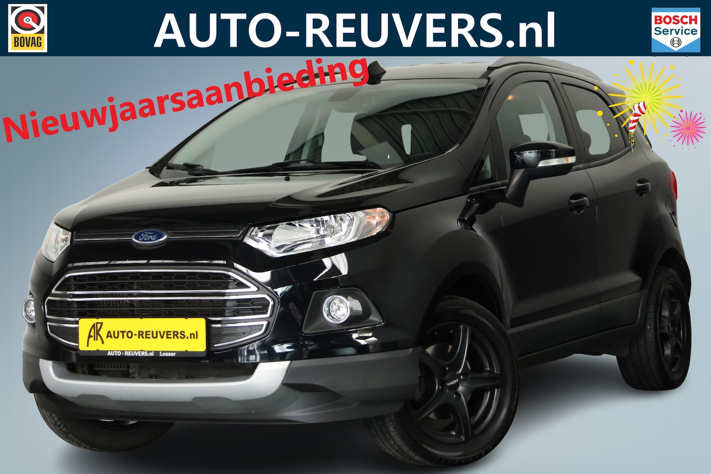 Ford EcoSport - 1.0 EcoBoost Titanium / Leder / Airco / LMV / Cruisecontrol - AutoWereld.nl