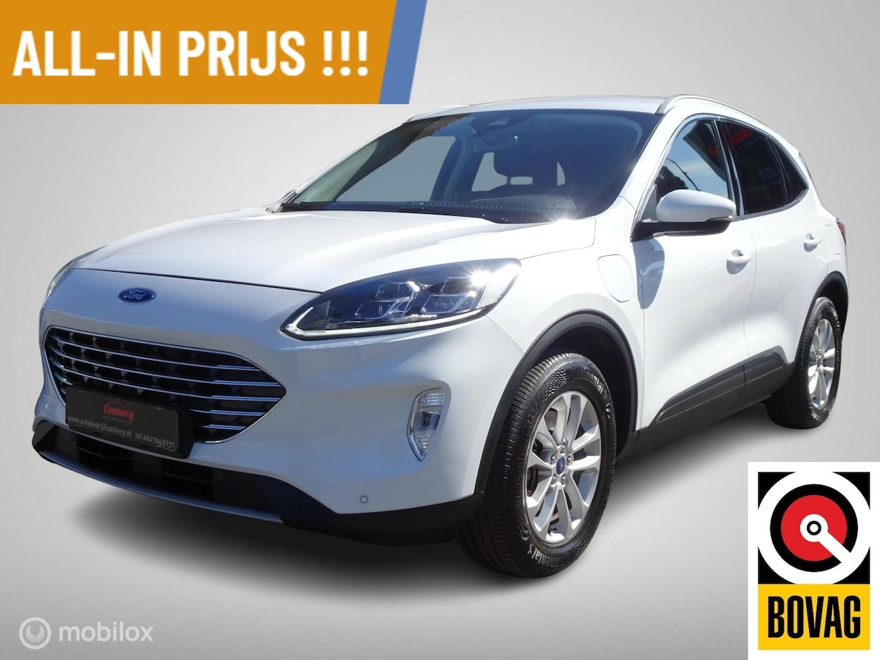 Ford Kuga - 2.5 PHEV Titanium X I Half-leder I B&O I Elek. stoelverstelling - AutoWereld.nl