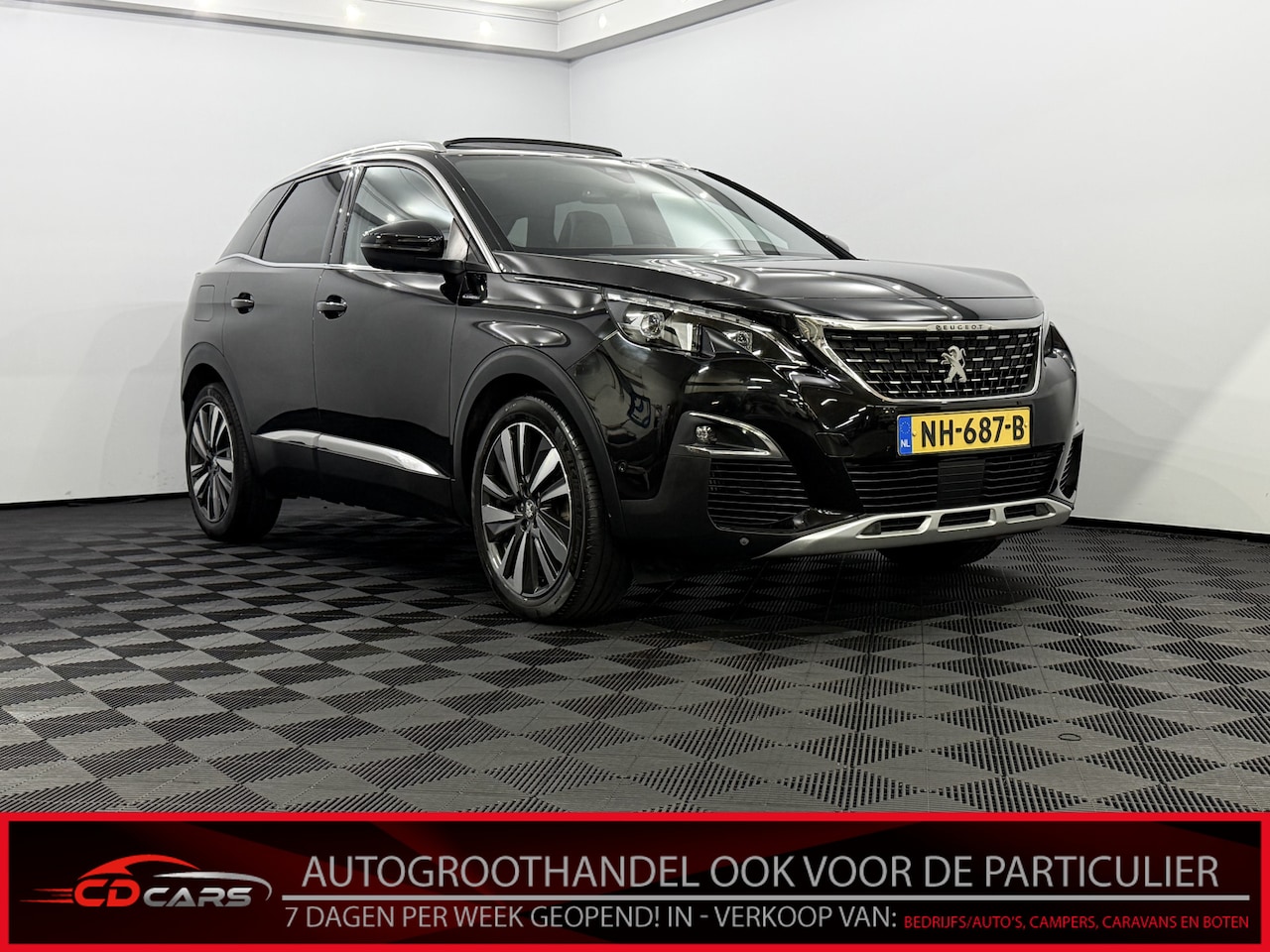 Peugeot 3008 - 1.2 PureTech GT Line Pano, Half leder, 360 Camera, Navi, Keyless start, Elektrische achter - AutoWereld.nl
