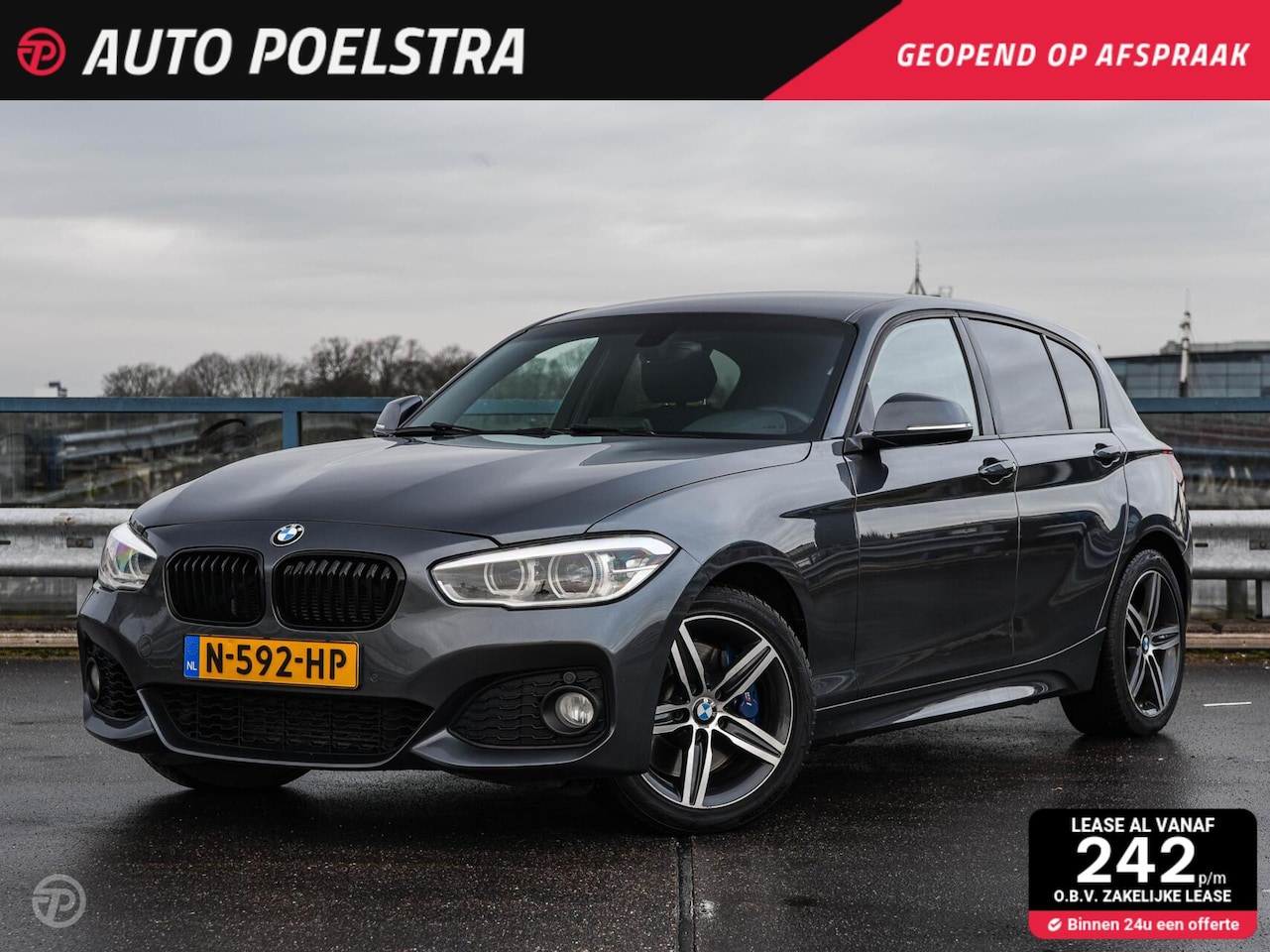 BMW 1-serie - 118d 150 PK Automaat M Sport LED Keyless Navigatie Stoelverwarming Cruise Control 17" - AutoWereld.nl