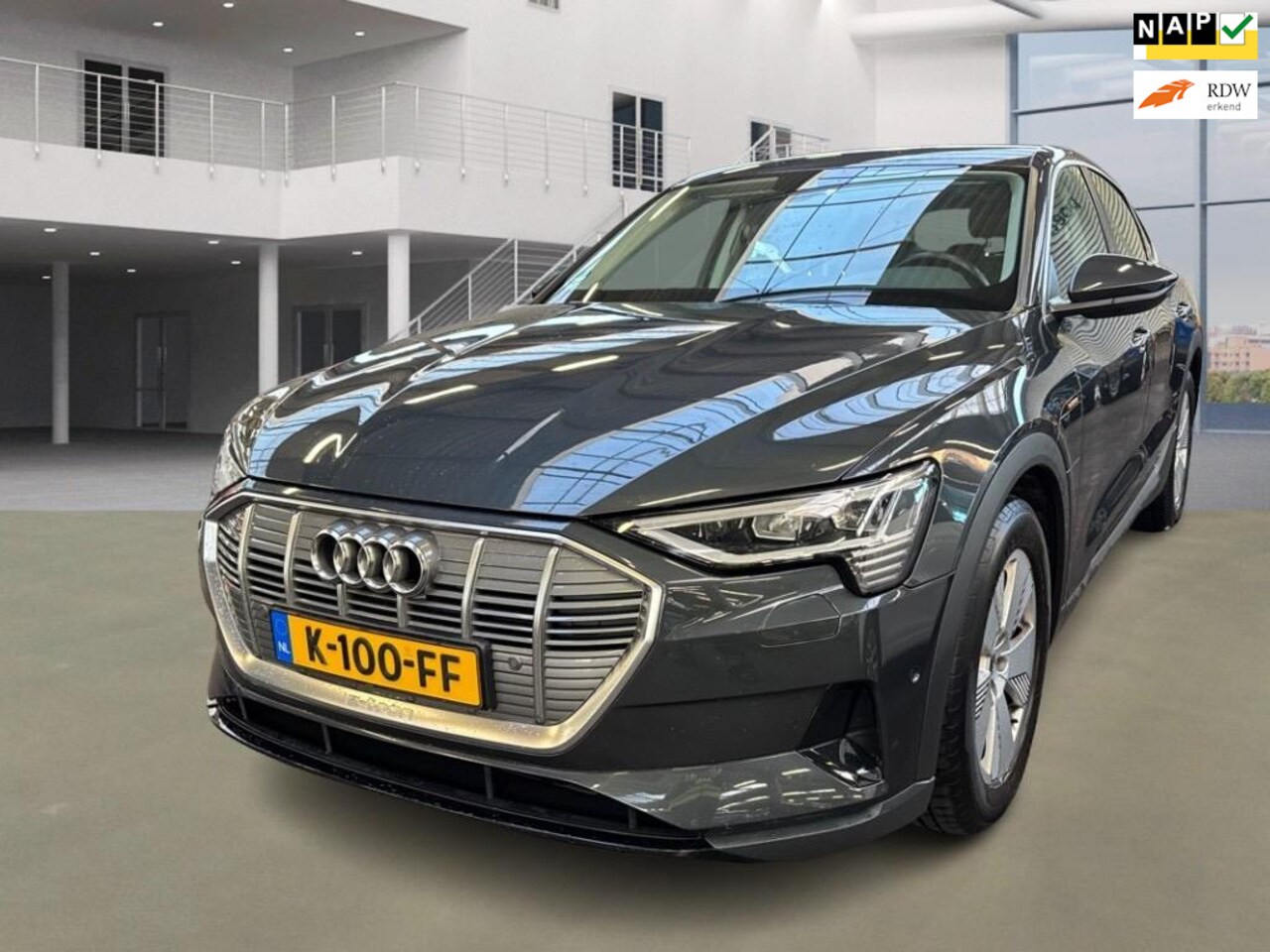 Audi e-tron Sportback - 55 quattro edition 95 kWh | SOH 92% | Cruise Control | Climate | Elektr. achterklep | CarP - AutoWereld.nl