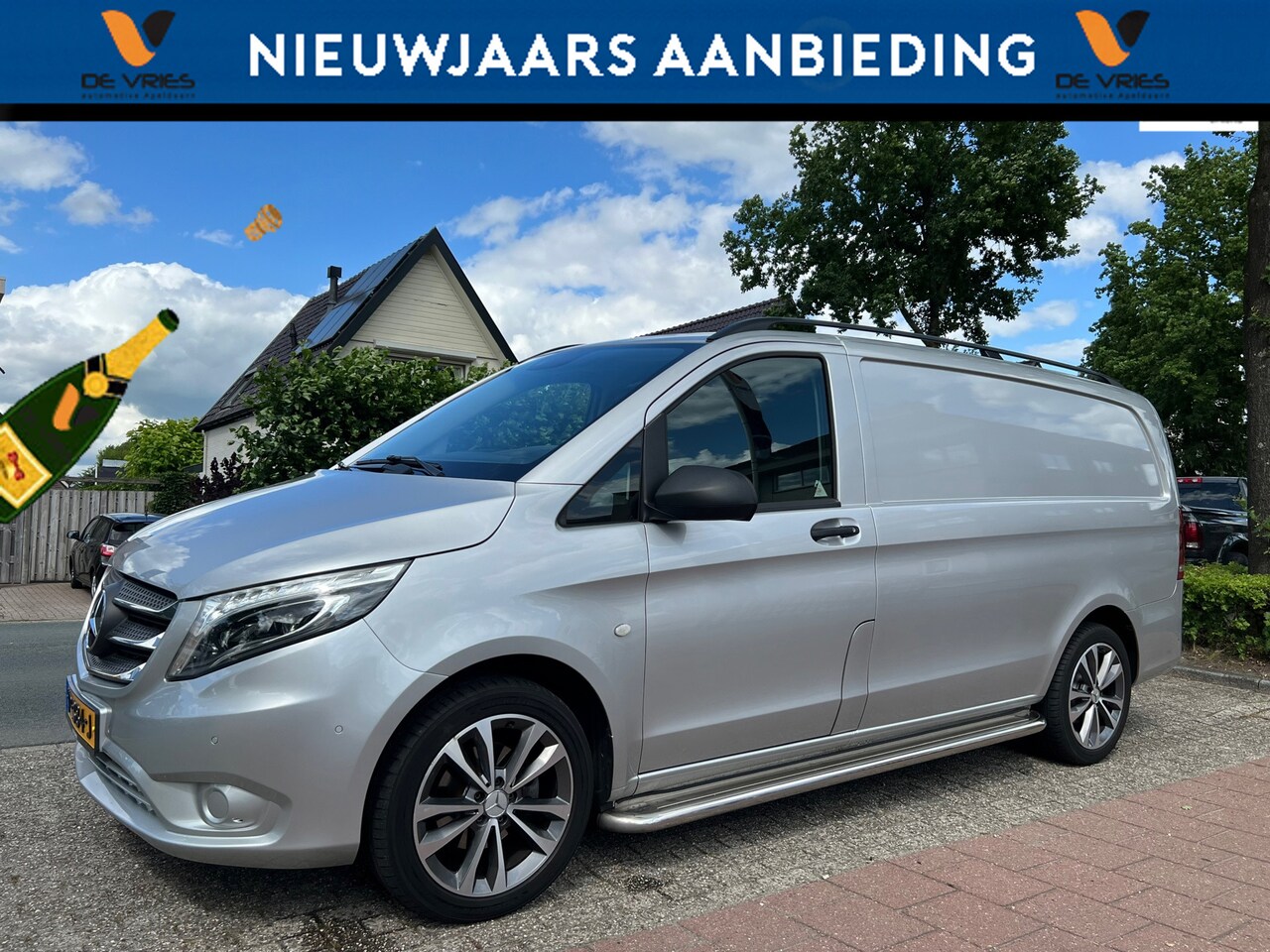 Mercedes-Benz Vito - 114 CDI Lang automaat camera sidebars NAP. - AutoWereld.nl