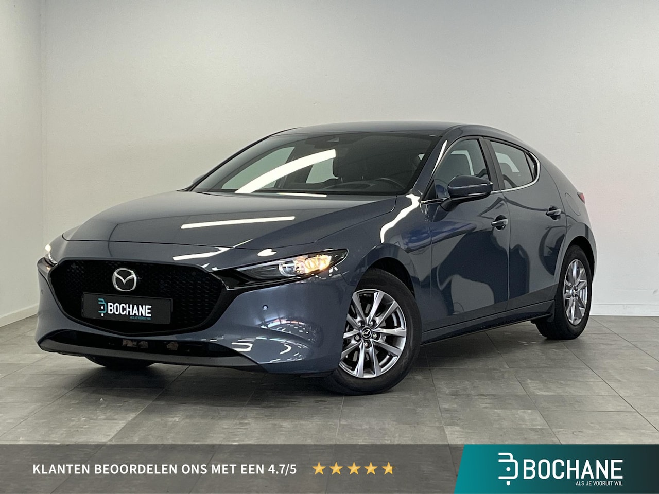 Mazda 3 - 2.0 e-SkyActiv-G M Hybrid 122 Comfort | 1e-EIG. | LEDER | ACC | HEAD-UP | - AutoWereld.nl