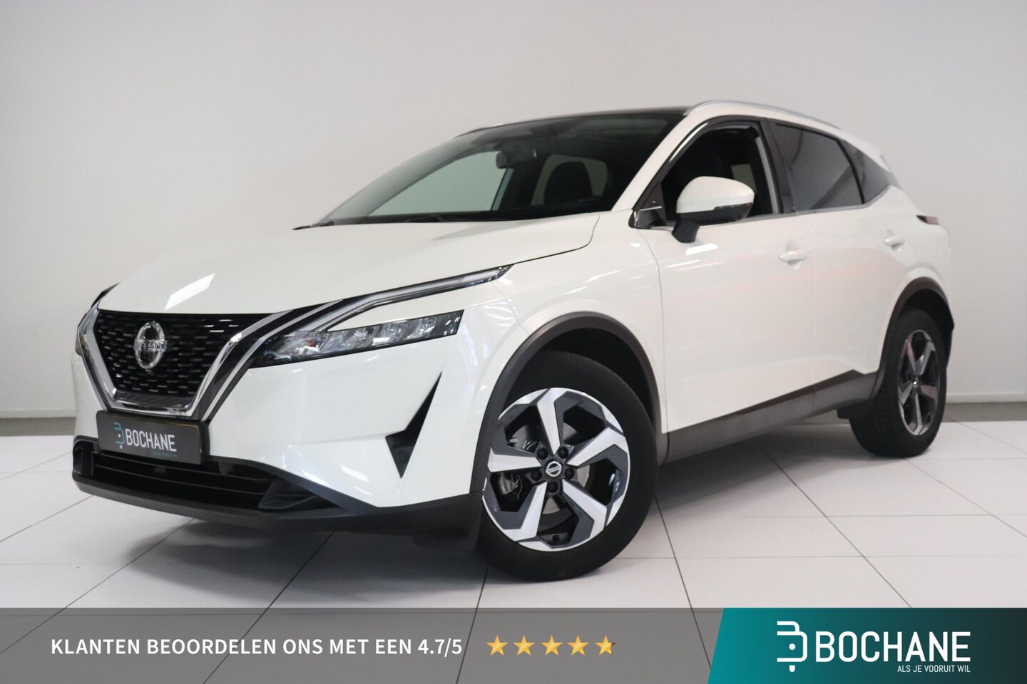 Nissan Qashqai - 1.3 MHEV Xtronic N-Connecta | 360° camera | Panoramadak | Elektr. achterklep | Adaptieve c - AutoWereld.nl