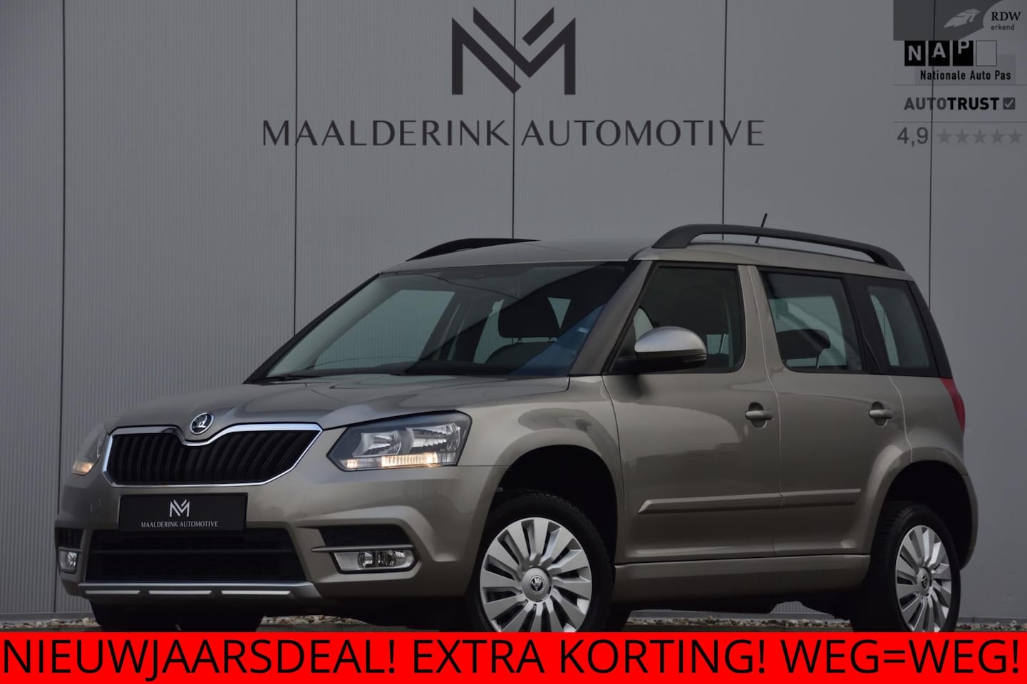 Skoda Yeti - 1.2 TSI Automaat Ambition Stoelverwarming, Parkeersensoren, Airco, Cruise Control - AutoWereld.nl