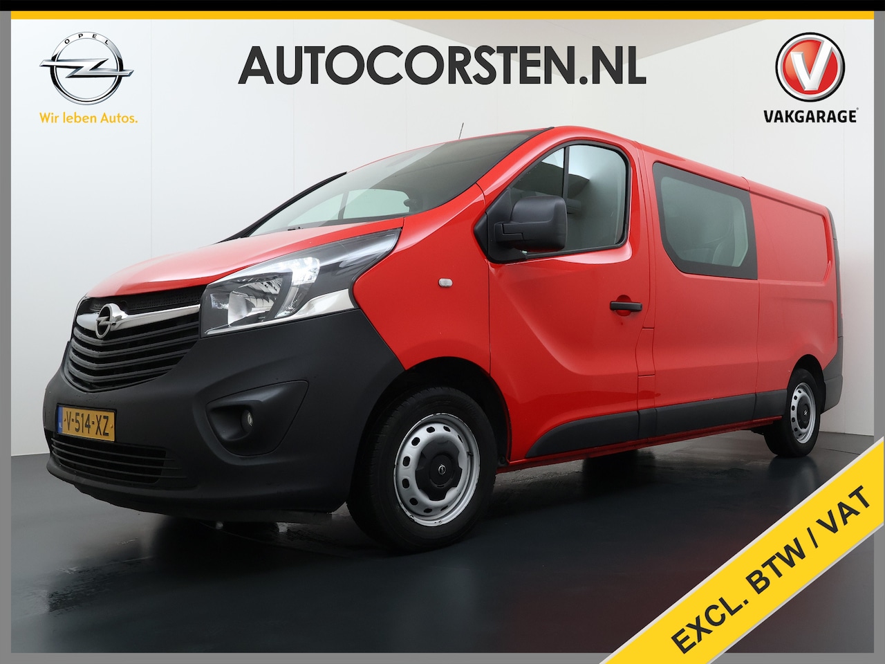 Opel Vivaro - D 126PKDubbele Cabine 5-Persoons L2H1 Trekhaak Camera Navi Airco Cruise Control Pdc Sport - AutoWereld.nl