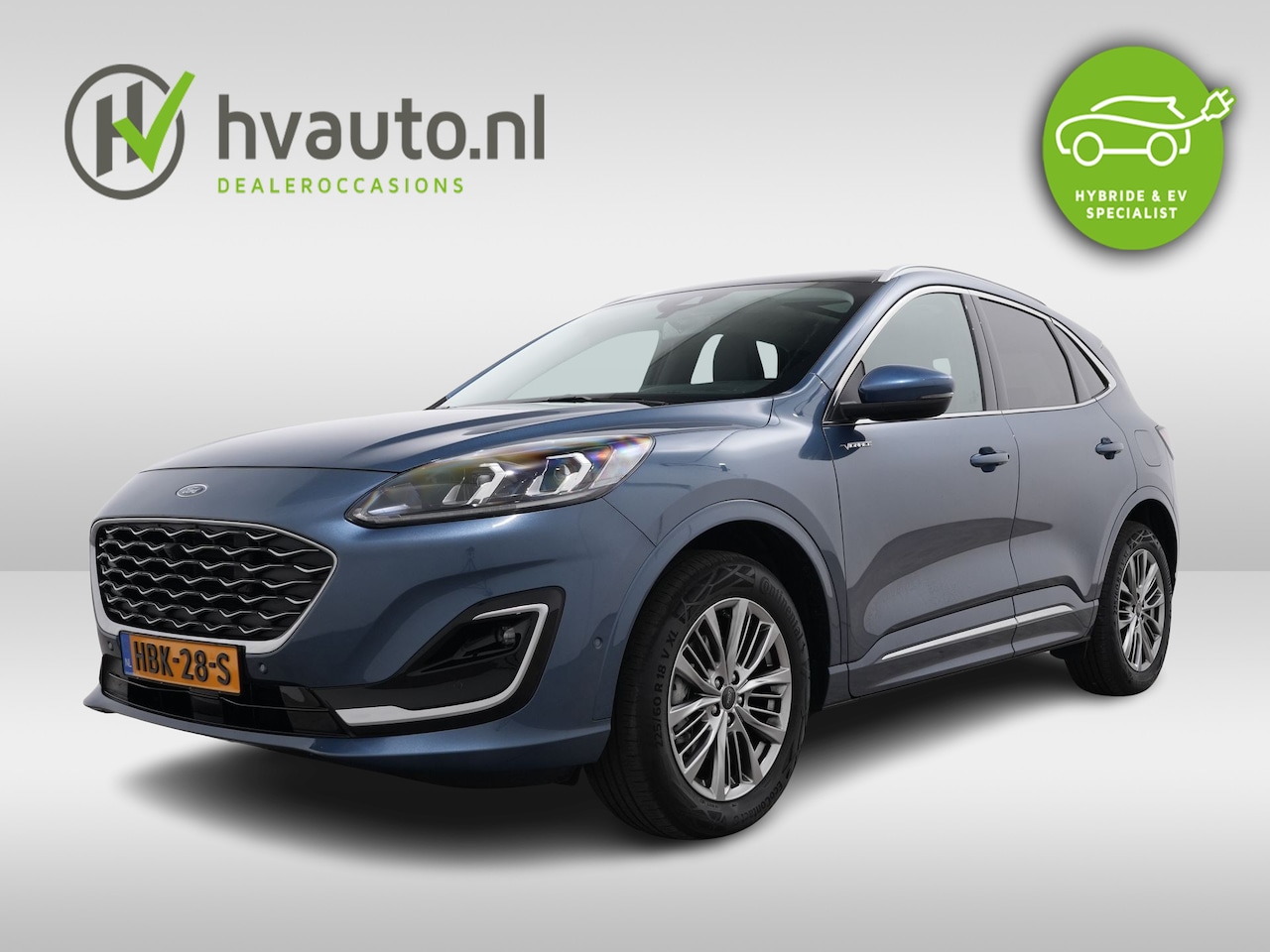 Ford Kuga - 2.5 FULL HYBRID FHEV 190K VIGNALE CVT | Panoramadak | Geen Plug-In! - AutoWereld.nl