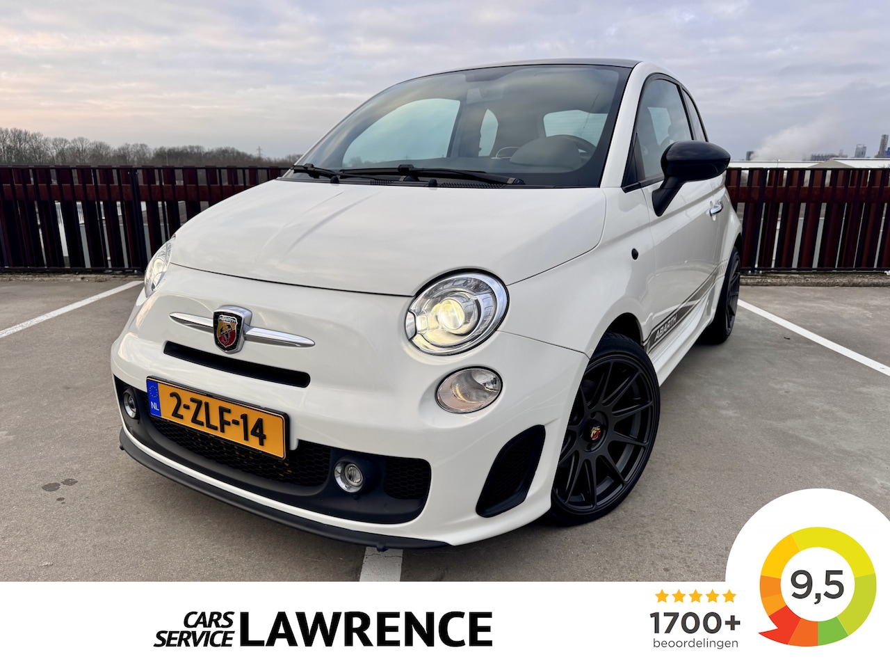 Fiat 500 Abarth - 1.4-16V Lounge | Pano-dak | Leer | Xenon | ECC airco | Elec. ramen | CPV | Onderhoud 90.00 - AutoWereld.nl