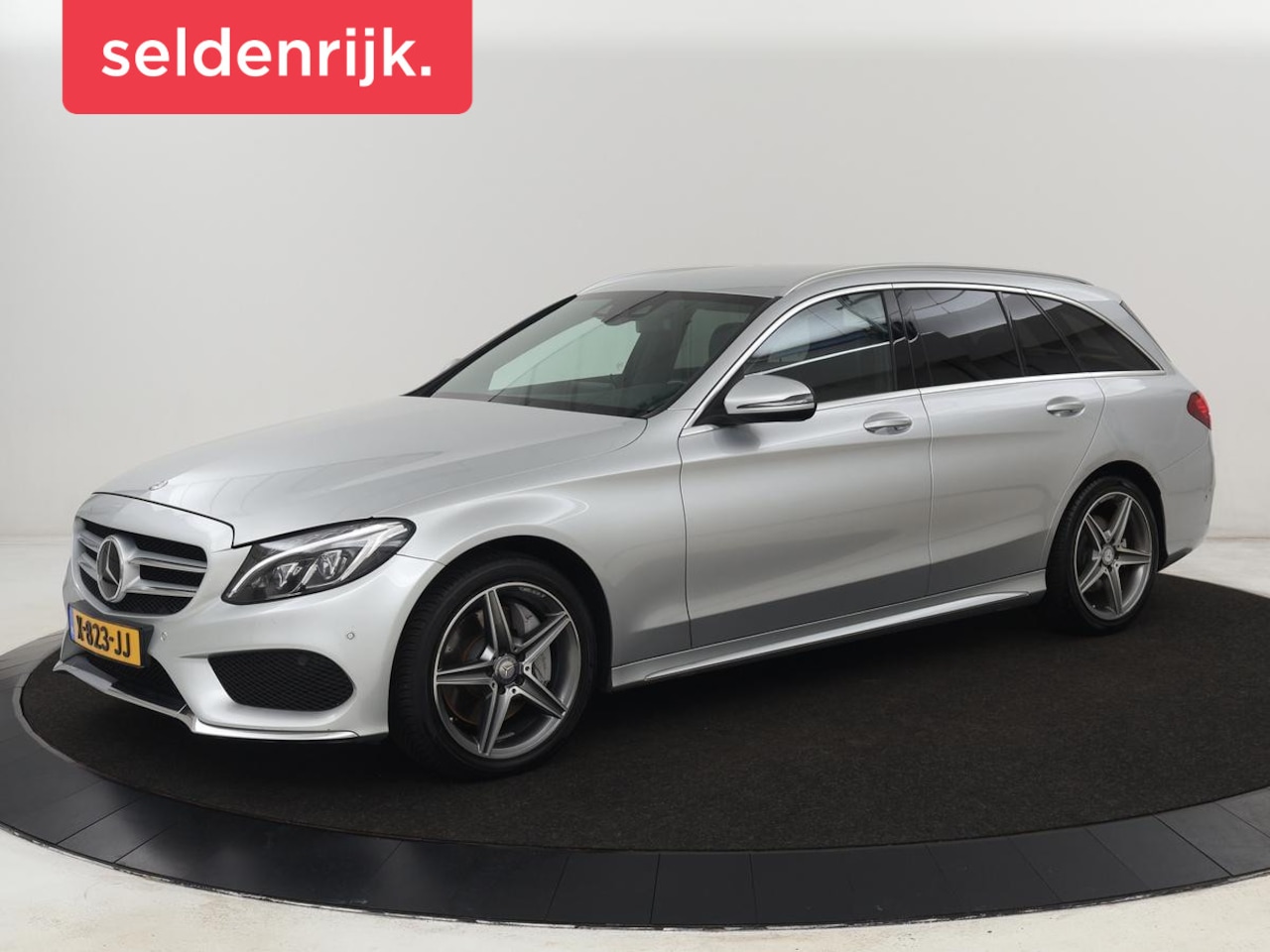 Mercedes-Benz C-klasse - 400 4Matic AMG | 333pk | Head-Up | Adaptive cruise | Leder | Trekhaak | Luchtvering | Burm - AutoWereld.nl