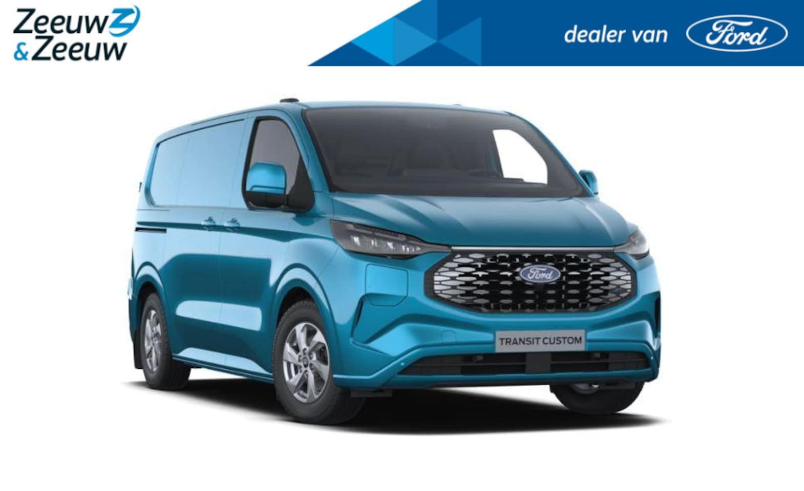 Ford Transit Custom - E-Transit 320 L1H1 Limited 65 kWh | Levering 2025 | 380 KM Actieradius WLTP | 2300KG Trekg - AutoWereld.nl