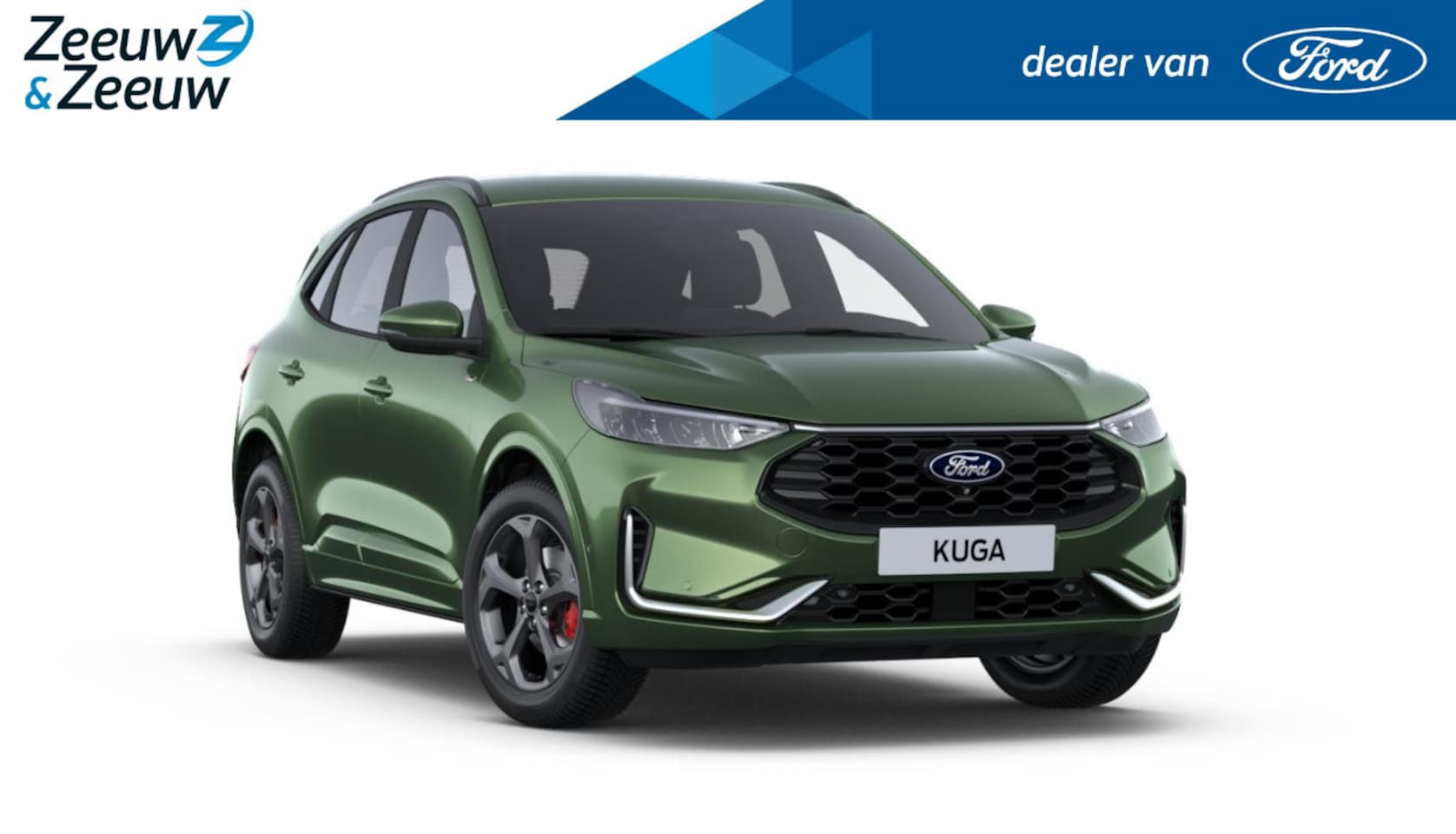 Ford Kuga - 2.5 PHEV ST-Line X | 18" Lichtmetaal | 360Camera | El. Achterklep | Halfleer | El. voorsto - AutoWereld.nl