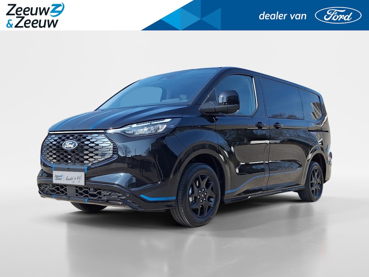 Ford E-Transit - Custum 320 L1H1 Sport 65 kWh DC | Dubbele Schuideur | Camera | Trekhaak | 17" Lichtmetaal - AutoWereld.nl