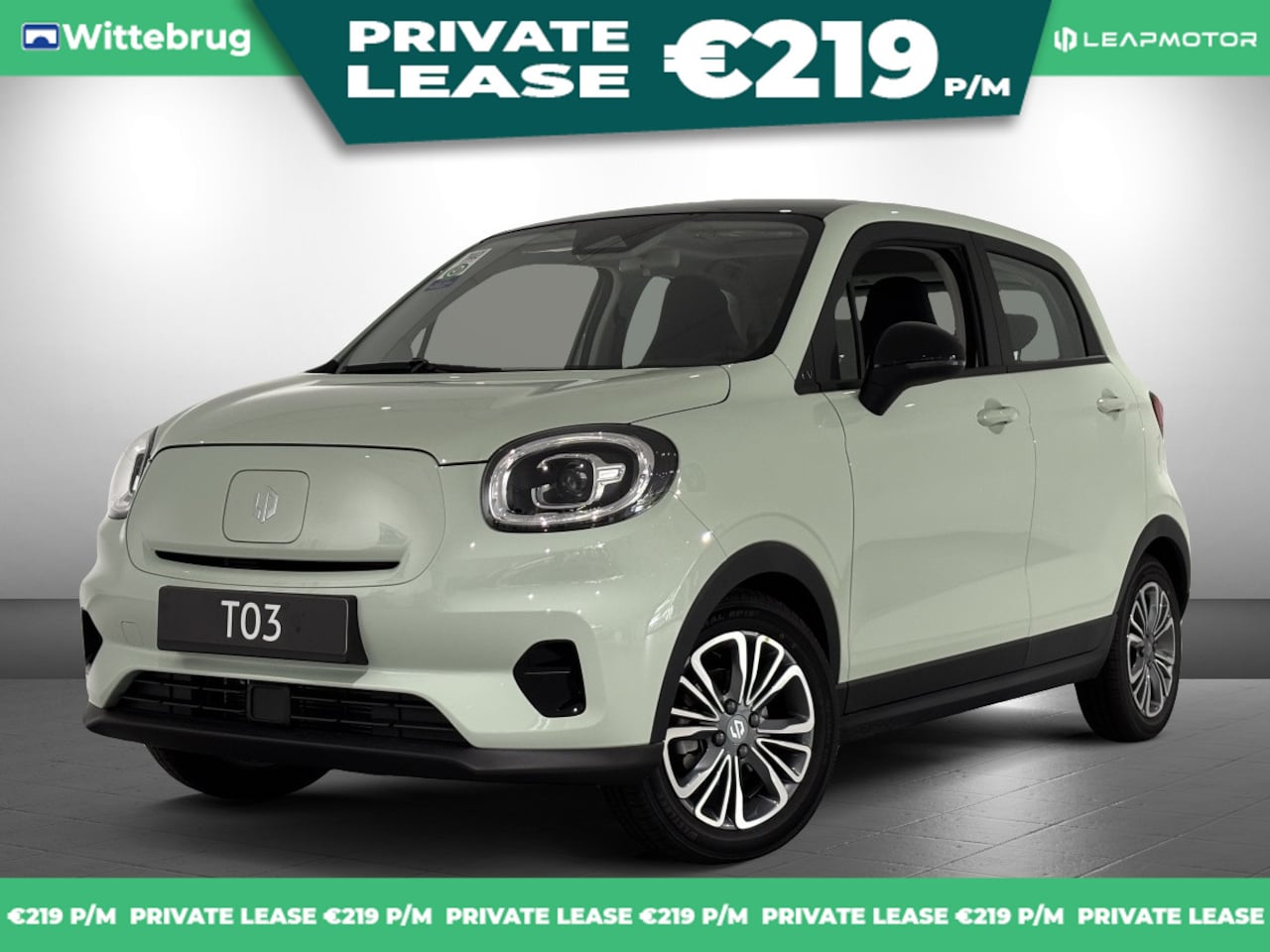 Leapmotor T03 - Design 37.3 kWh Volledig Elektrisch met 265 km WLTP Range, Airconditioning, Panoramadak, A - AutoWereld.nl