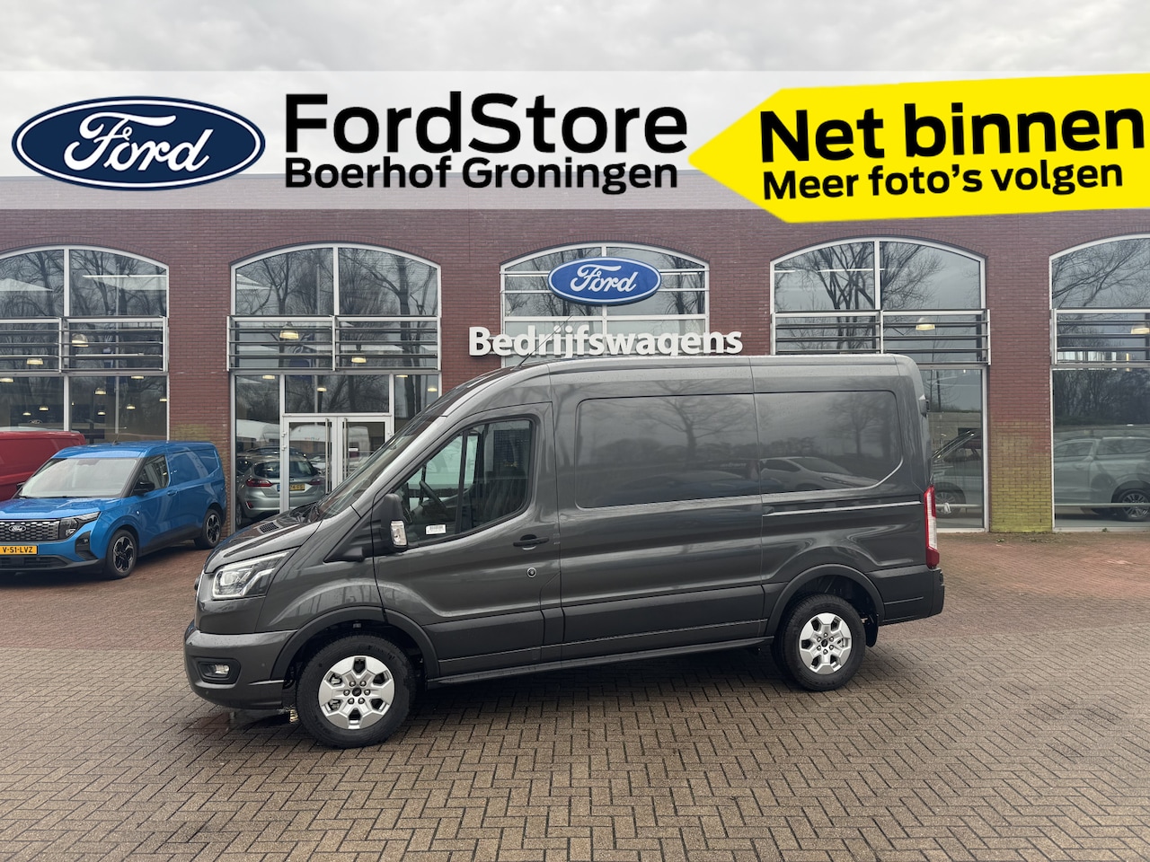 Ford Transit - 350 2.0 TDCI L2H2 Limited | Achteruit rijcamera | Stoel- en stuurverwarming | Trekhaak | - AutoWereld.nl