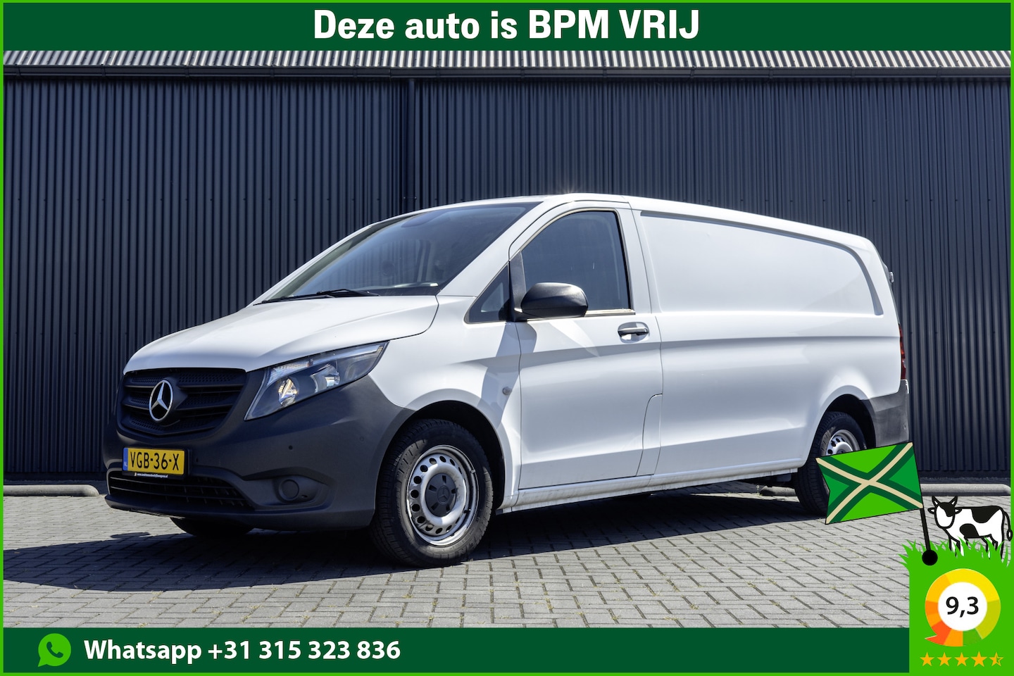 Mercedes-Benz Vito - **116 CDI Extra Lang | Camera | Navigatie | Cruise | Airco | PDC | Euro 6** - AutoWereld.nl