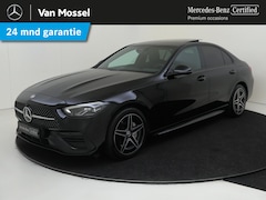 Mercedes-Benz C-klasse - 300 e AMG Line Panorama Dak / Nightpakket / Sfeerverlichting / Semi-elektrische stoelen /