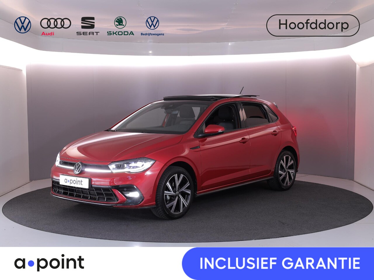 Volkswagen Polo - 1.0 TSI R-Line Pano-dak| Navi| 17'LM-velgen| digital display - AutoWereld.nl