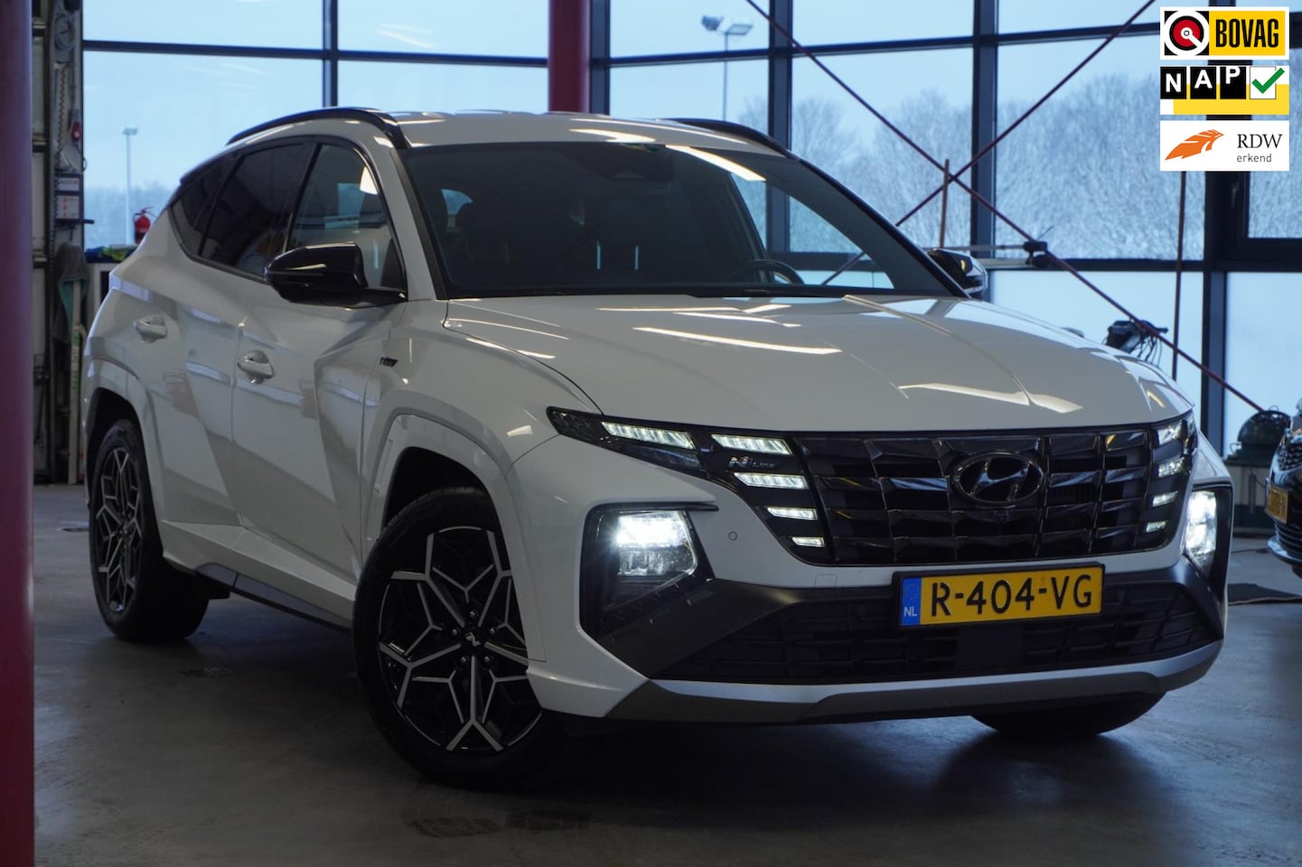 Hyundai Tucson - 1.6 T-GDI HEV N Line 230PK / 1EIG / ORIG-NL / 360"Camera / 19"LMV / = DEALER ONDERHOUDEN ! - AutoWereld.nl