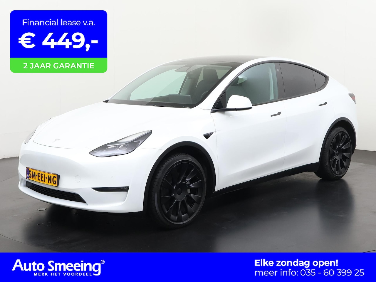 Tesla Model Y - Long Range AWD 75 kWh | SOH 95% | Premium Audio | ACC | 20" Induction | Zondag Open! - AutoWereld.nl
