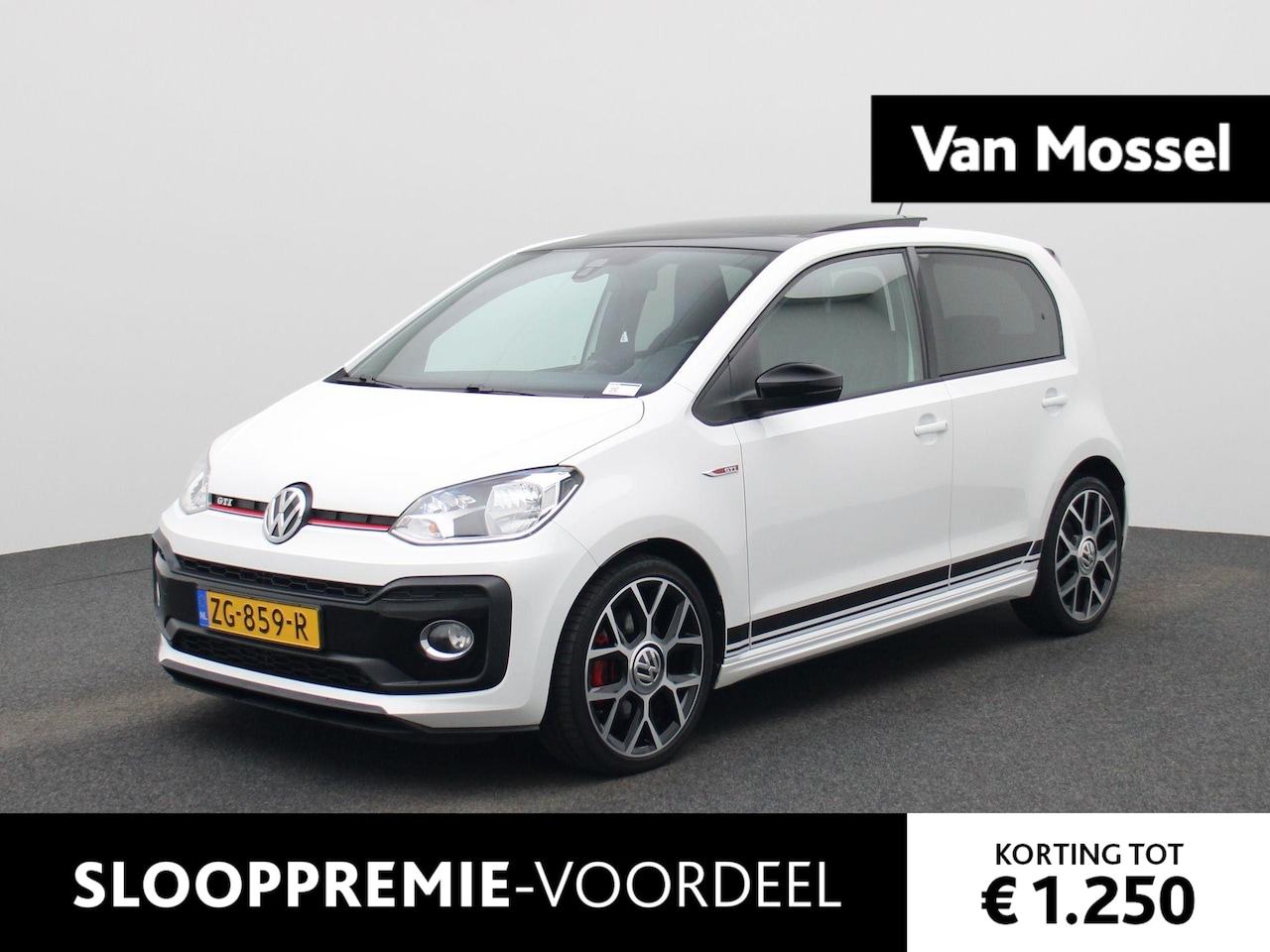 Volkswagen Up! - 1.0 TSI GTI PANORAMADAK | GTI | LMV | PDC | CRUISE | CLIMA | BLUETOOTH | STOELVERWARMING | - AutoWereld.nl