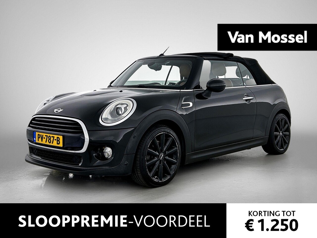 MINI Cabrio - Mini 1.5 Cooper Chili Serious Business | LEDER | BLUETOOTH | STOELVERWARMING | - AutoWereld.nl