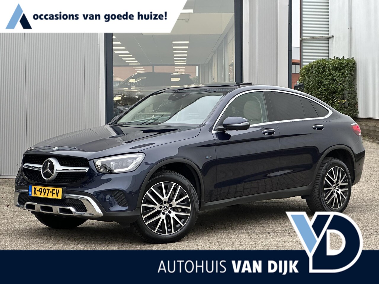 Mercedes-Benz GLC-klasse Coupé - 300e 4MATIC Business Solution Luxury | Sfeer/360°/Leder/Burmester/Pano-dak - AutoWereld.nl