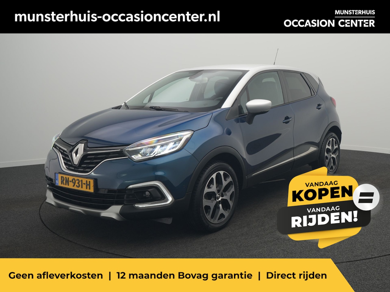 Renault Captur - TCe 90 Intens - RIJKLAARPRIJS - Achteruitrijcamera - Cruise Control - Trekhaak - AutoWereld.nl