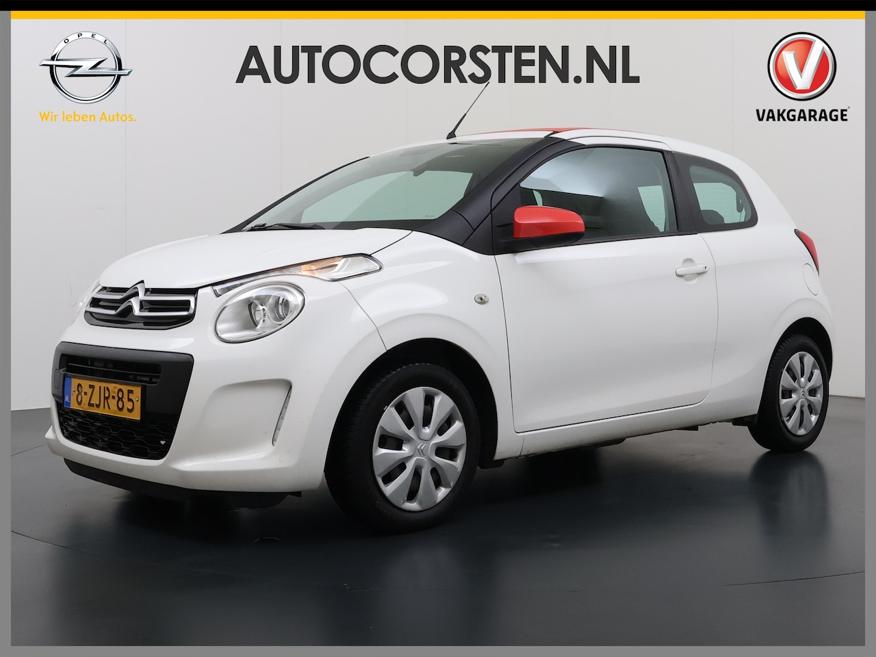 Citroën C1 - 1.0I e-VTi Airco Panorama-Open dak Cruise Control Airscape Feel Bluetooth Led Origineel Ne - AutoWereld.nl