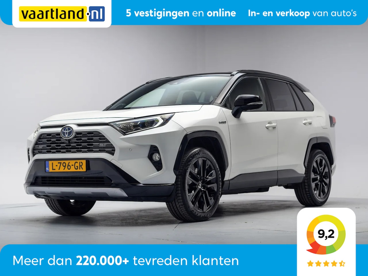 Toyota RAV4 - 2.5 Hybrid Bi-Tone Aut. [ LED Trekhaak Stoelverwarming Camera ] - AutoWereld.nl
