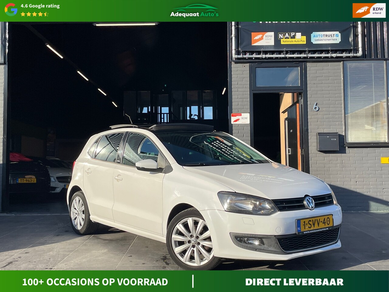Volkswagen Polo - 1.2-12V Stoelverwarm|Pano|Airco|Cruise|PDC - AutoWereld.nl