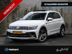 Volkswagen Tiguan - R-Line 2.0 TSI 4Motion 220pk Automaat LEDER | SCHUIF-DAK | 19''LM | TREKHAAK | ADAPT. CRUI