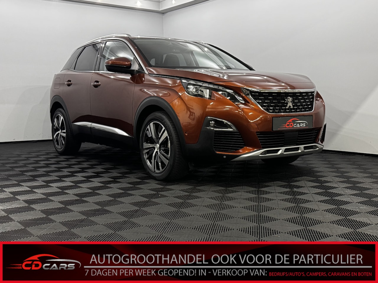 Peugeot 3008 - 1.2 PureTech Blue Lease Premium Half leder, Camera, Navi, Keyless start, Cruise control, V - AutoWereld.nl