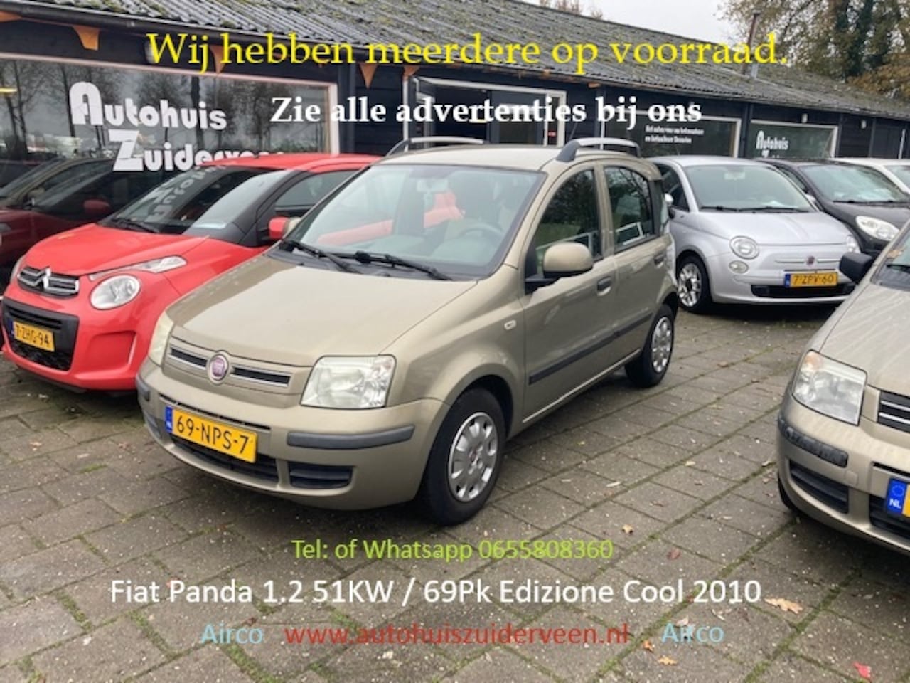 Fiat Panda - 1.2 69PK Edizione Cool Airco Zéér Zuinig - AutoWereld.nl
