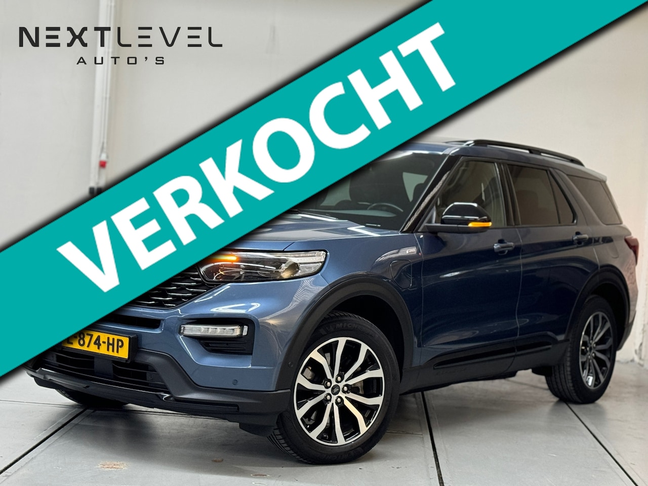 Ford Explorer - 3.0 V6 EcoBoost PHEV ST-Line 7Pers Pano 360 ACP - AutoWereld.nl