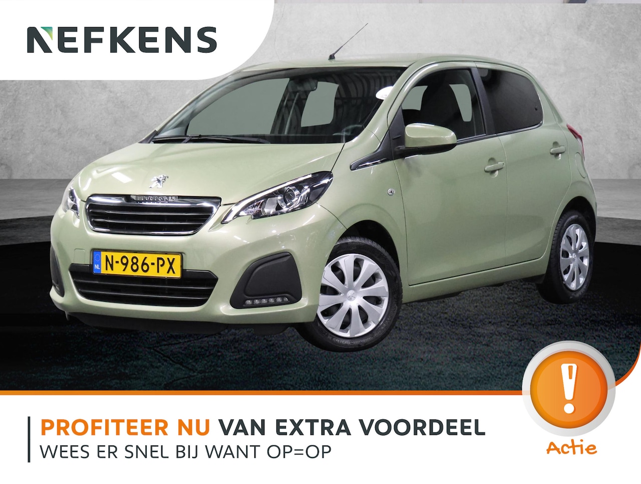 Peugeot 108 - 1.0 e-VTi Active | 1ste eigenaar | Airco | Bluetooth | LED | Start/Stop Systeem | Buitensp - AutoWereld.nl