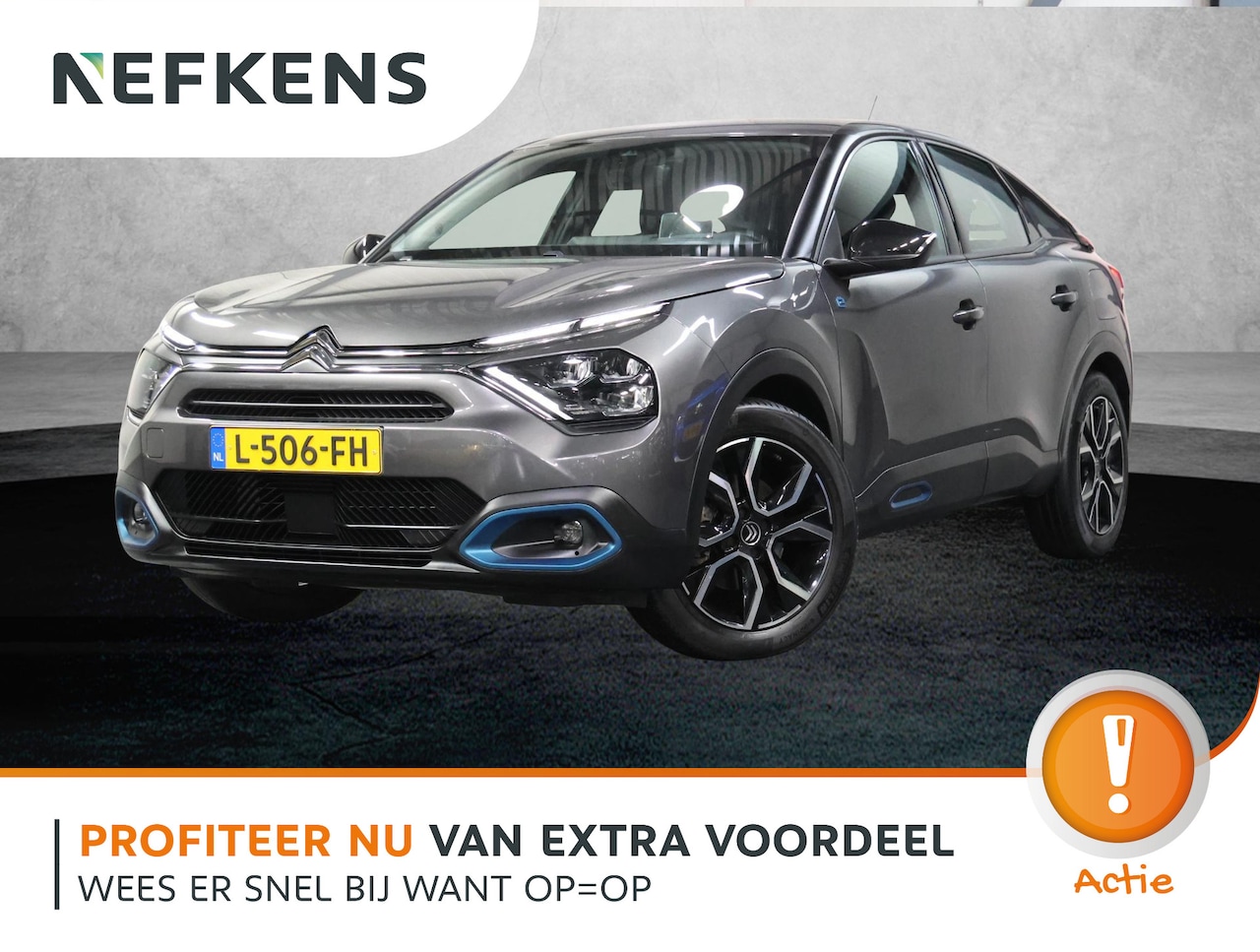 Citroën Ë-C4 - Feel Edition 50 kWh 136PK | AppleCarPlay/AndroidAuto | Navigatie | Camera | Head Up Displa - AutoWereld.nl