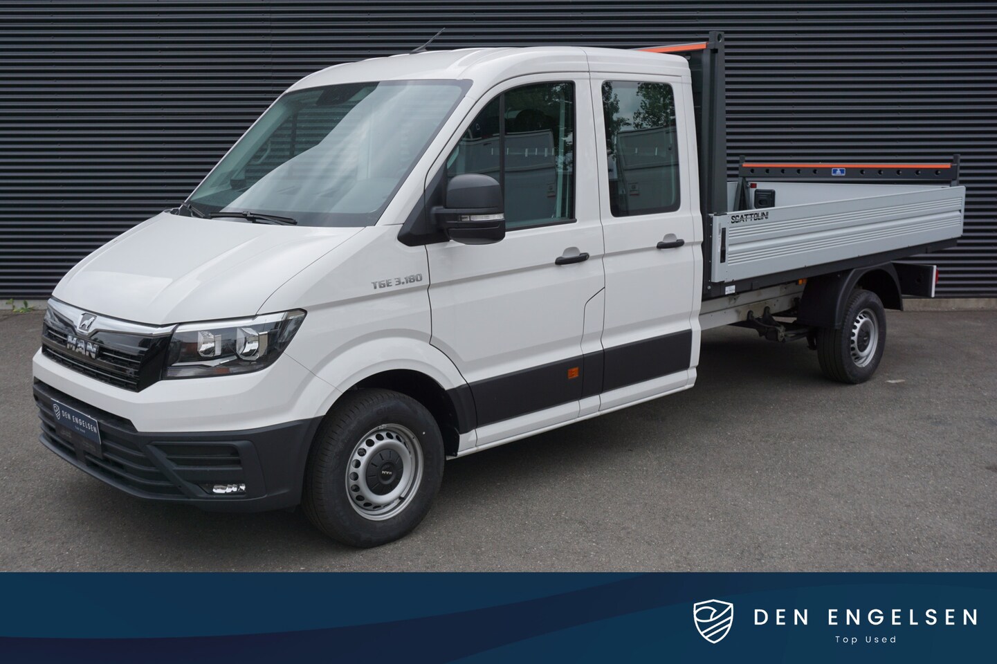 MAN TGE - 3.180 180PK Automaat L4 Dubbele cabine Open Laadbak Pick-Up 3,5T Trekhaak ACC Apple Carpla - AutoWereld.nl