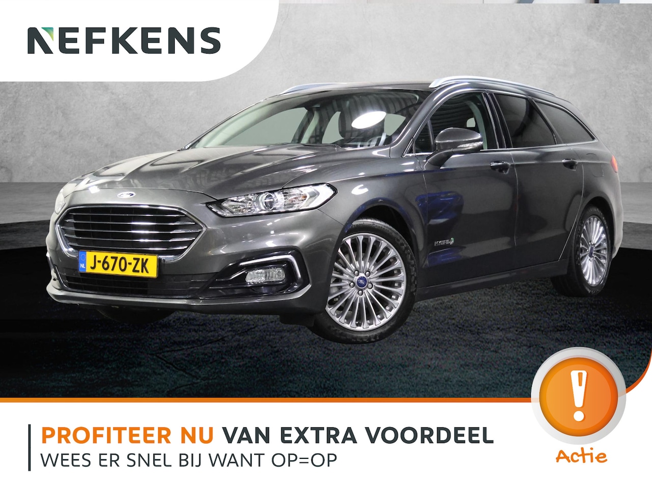 Ford Mondeo Wagon - 187PK HEV Titanium | 1ste eigenaar | Trekhaak | 18"LMV | Privacy Glass | Stoelverwarming | - AutoWereld.nl