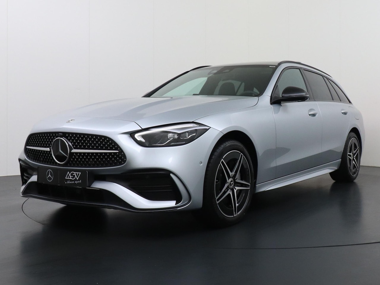Mercedes-Benz C-klasse Estate - 300 e Business Solution AMG | Niveauregeling | Distronic Cruise Control | Trekhaak Wegklap - AutoWereld.nl