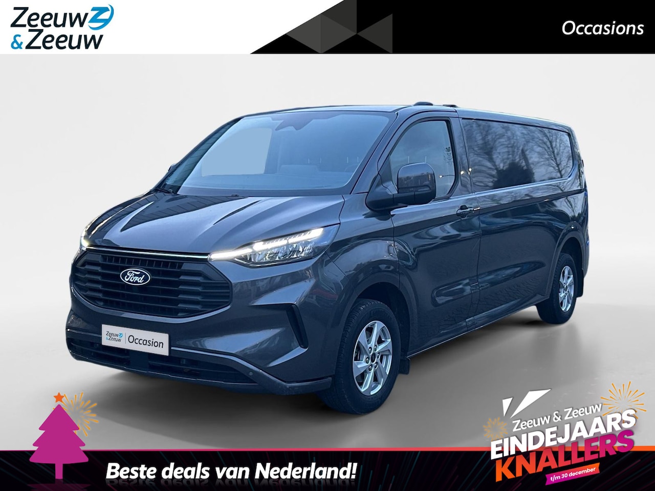 Ford Transit Custom - 320 2.0 TDCI L2H1 Limited 136pk | Dealer onderhouden | Navigatie | Trekhaak | Cruise contr - AutoWereld.nl