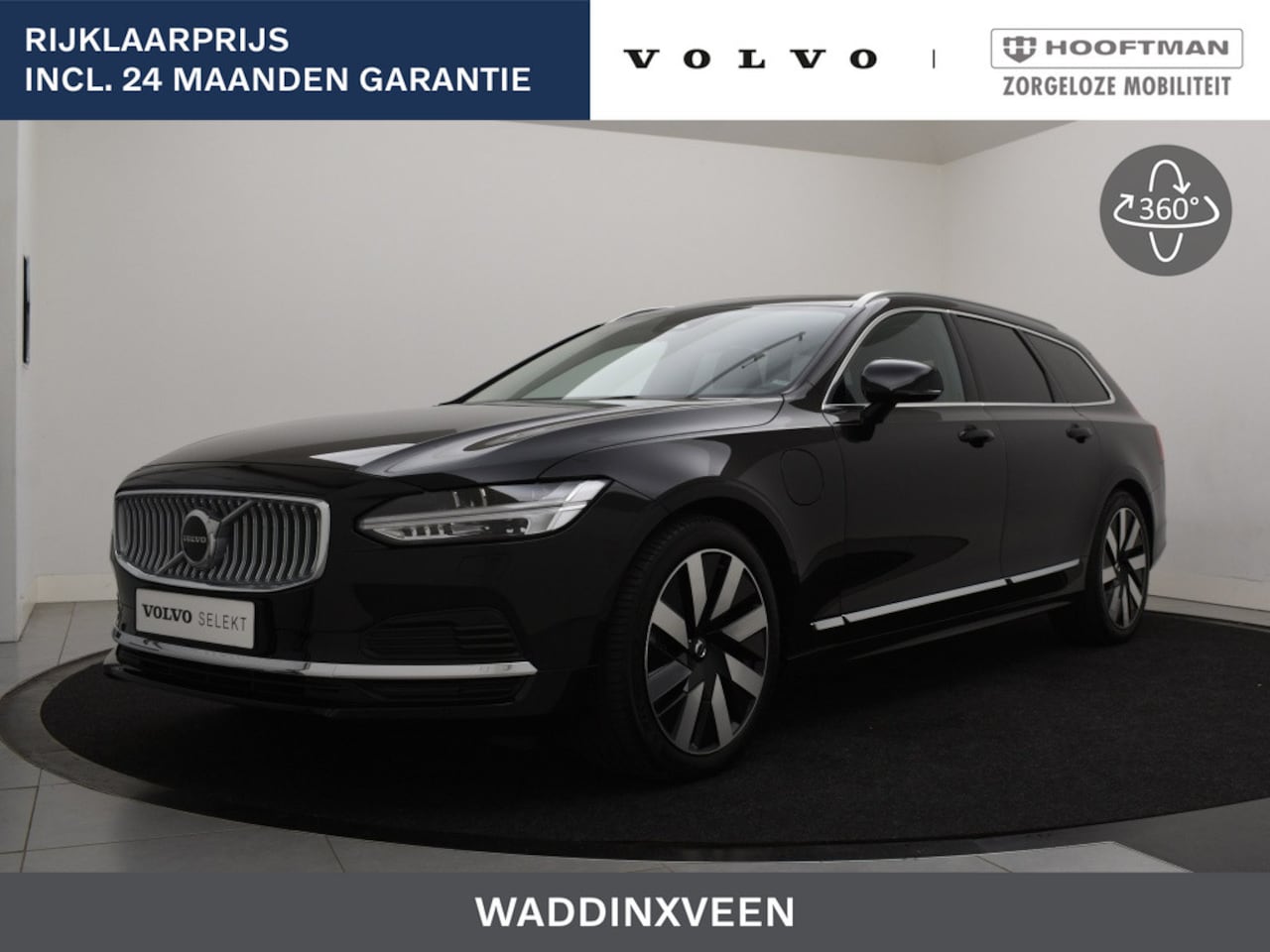 Volvo V90 - T6 PLUG-IN HYBRID LONG RANGE ULTRA BRIGHT FULL-LED HARMAN KARDON - AutoWereld.nl