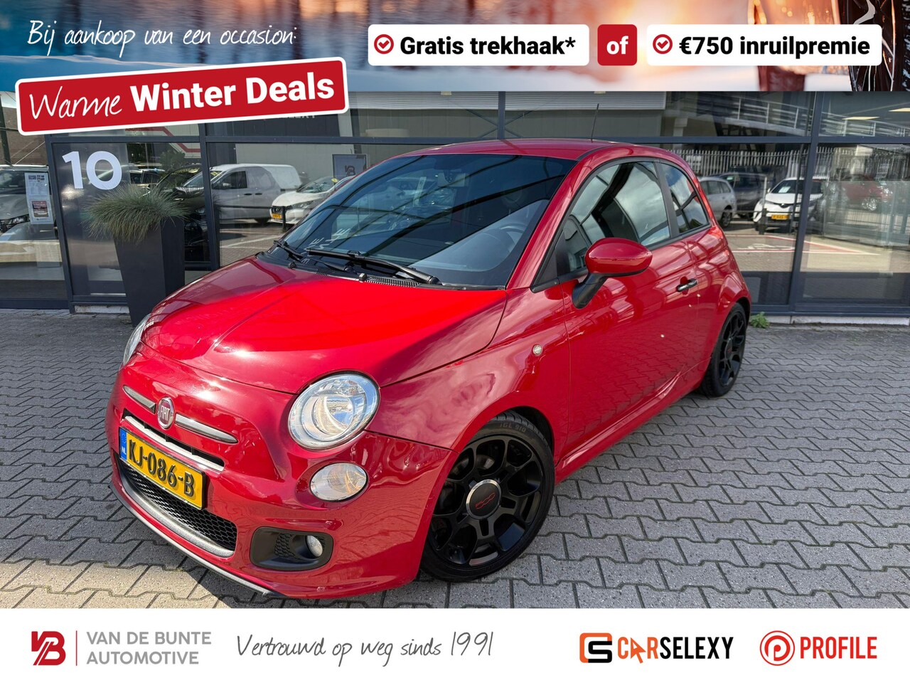 Fiat 500 - 1.2 Easy *Lederen Bekleding* - AutoWereld.nl