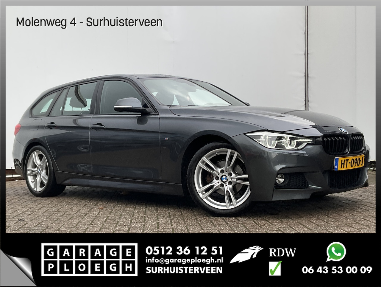 BMW 3-serie Touring - 320i M-Sport Clima Cruise Navi Led Elek.Klep Orig.NL - AutoWereld.nl